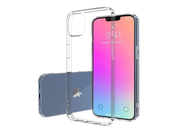 Insmat 650-1913, Suojus, Apple, iPhone 13, 15,5 cm (6.1"), Läpinäkyvä