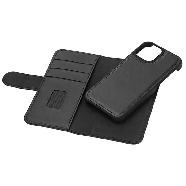GEAR Plånboksväska 2in1 Svart till iPhone 13 Mini
