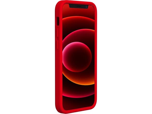 Bigben Connected COVSOFTIP1254R, Etui, Apple, iPhone 12 mini, 13,7 cm (5.4"), Rød