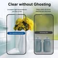Miniatyrbild 5 av 6: [2-PACK] Privacy Härdat Glas Skärmskydd iPhone 13 Pro Max - Svart