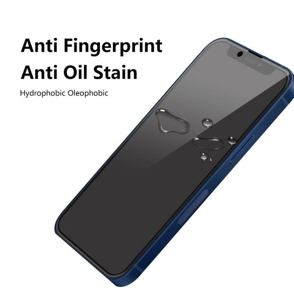 [2-PACK] Privacy Härdat Glas Skärmskydd iPhone 13 Pro Max - Svart