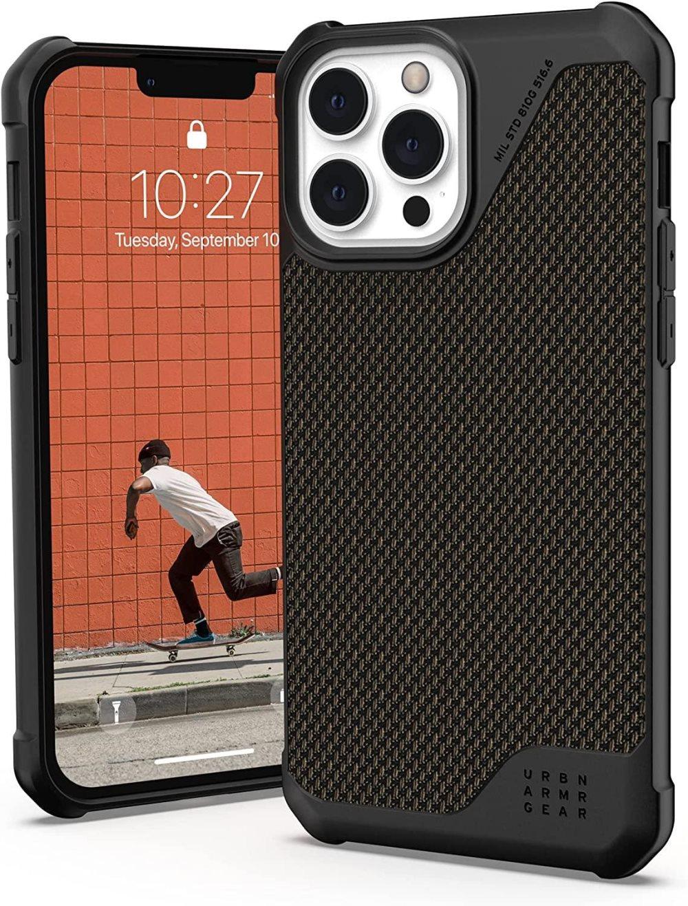 UAG Metropolis LT Skal iPhone 13 Pro Max - Kevlar Olive