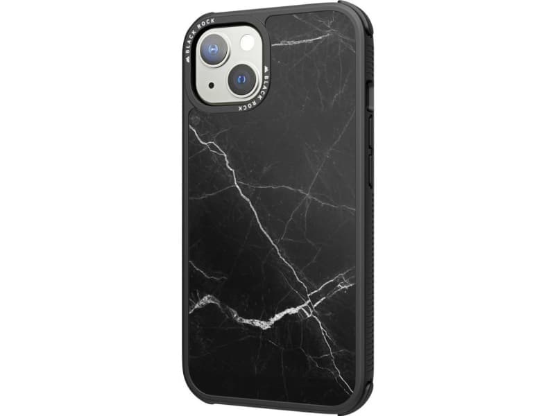 Black Rock Robust Marble Cover Apple iPhone 13 Sort