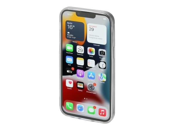 Hama "Crystal Clear", Suojus, Apple, iPhone 13, 15,8 cm (6.2"), Läpinäkyvä