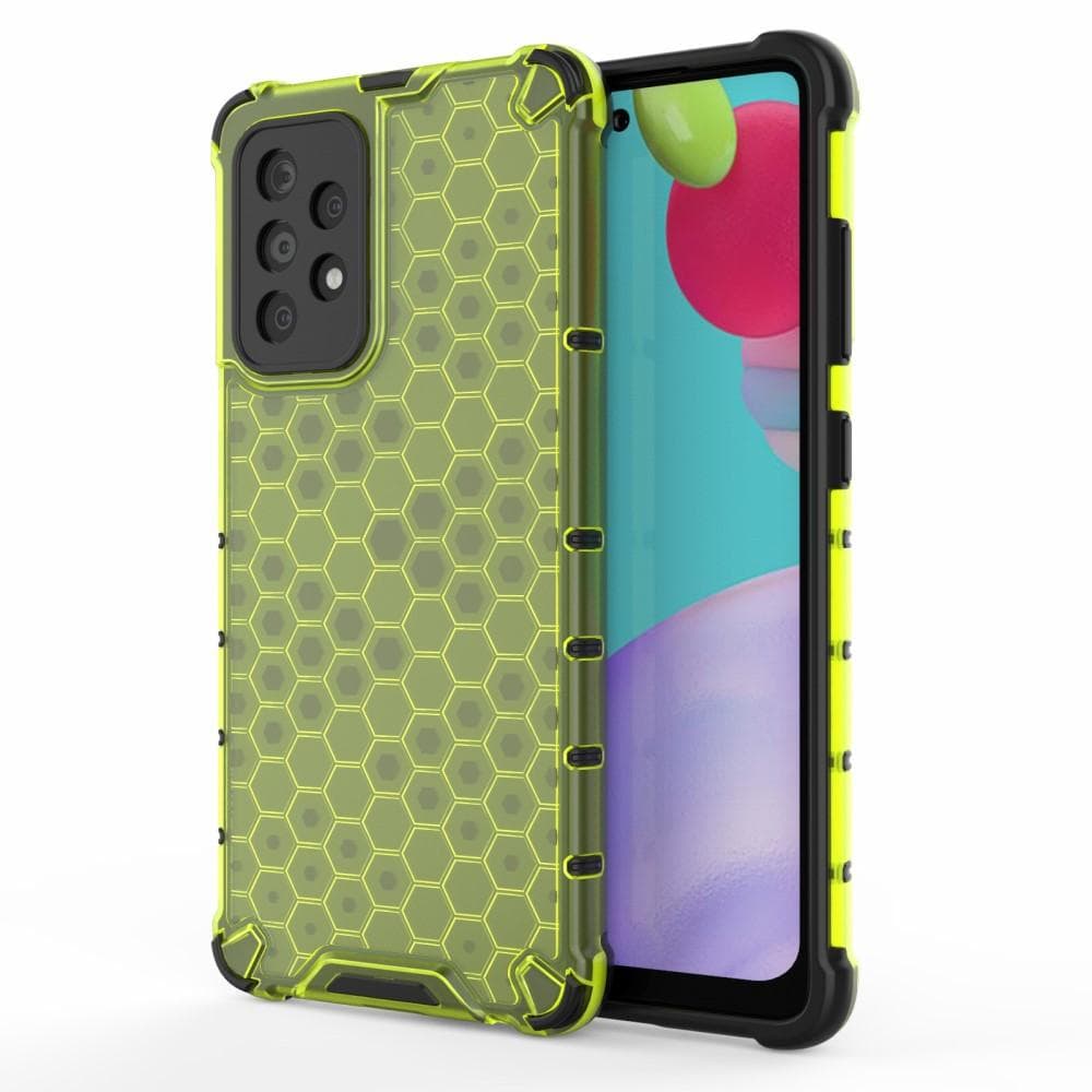 Stöttåligt Honeycomb TPU Skal Samsung A52 / A52S - Grön