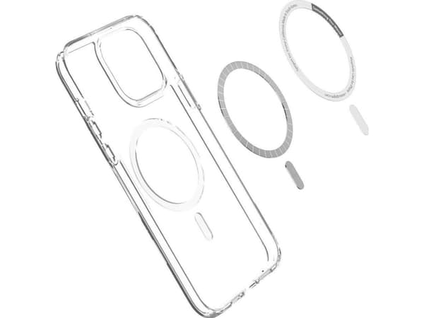 Spigen ACS03267, Omslag, Apple, iPhone 13 Pro, 15,5 cm (6.1"), Transparent, Vit