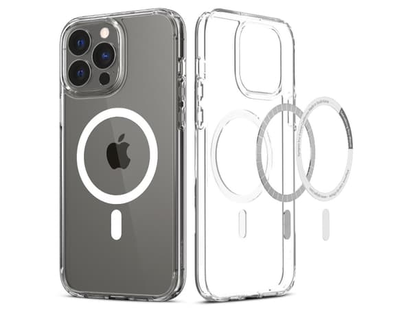 Spigen ACS03267, Omslag, Apple, iPhone 13 Pro, 15,5 cm (6.1"), Transparent, Vit