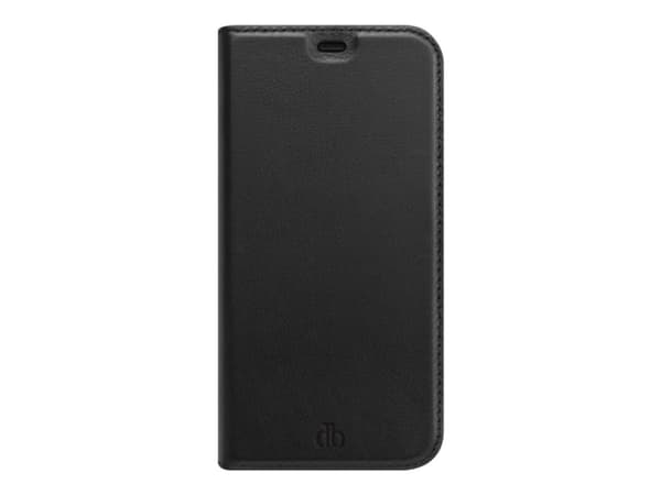 dbramante1928 - Kääntyvä suojakansi matkapuhelimelle - vegaaninahka - musta - Samsung Galaxy A52s 5G:lle
