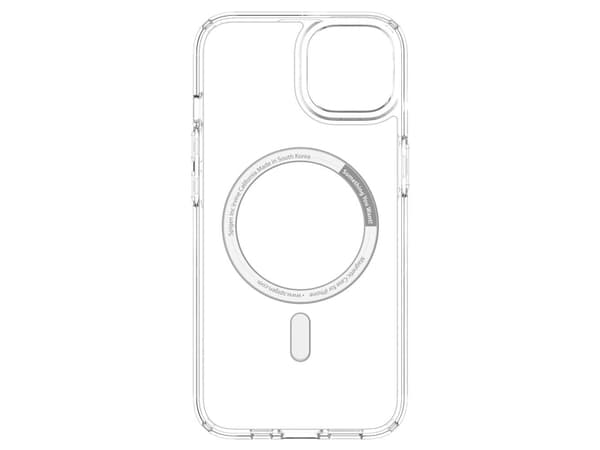 Spigen ACS03322, Omslag, Apple, iPhone 13 Mini, 13,7 cm (5.4"), Transparent, Vit