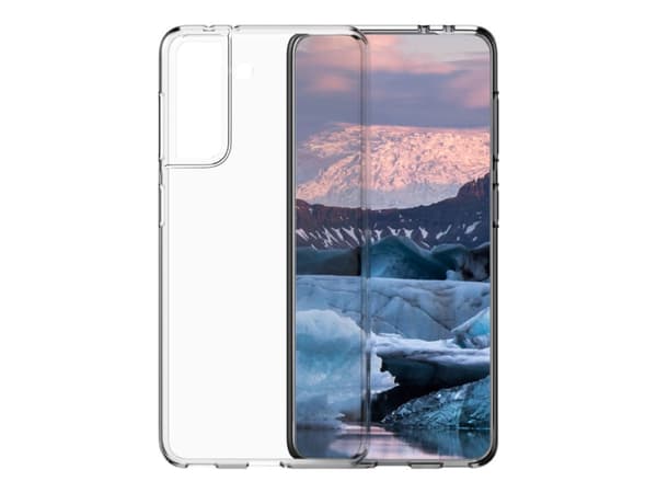 dbramante1928 - Bulk - baksidesskydd för mobiltelefon - 100 % återvunnet termoplastpolyuretan (TPU) - klar - för Samsung Galaxy S21+ 5G