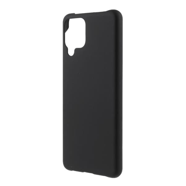Rubberized Hard PC Case for Samsung Galaxy A22 4G - Black