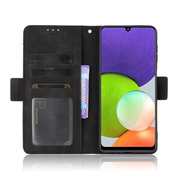 Samsung Galaxy A22 4G Plånboksfodral  - Svart