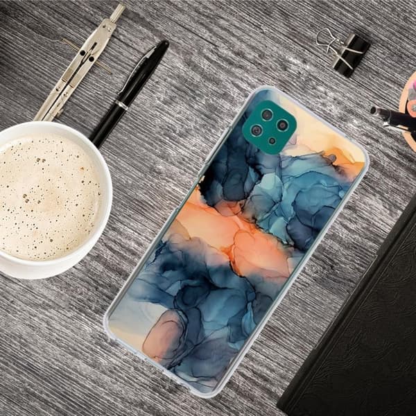SKALO Samsung A22 5G Marmor TPU-skal - Motiv 7