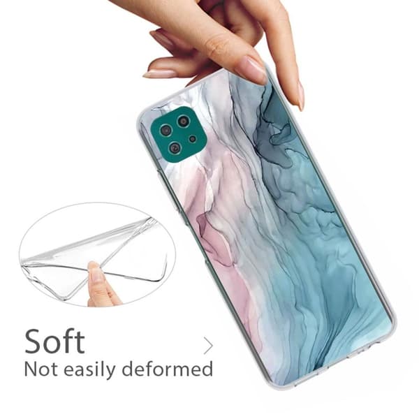 SKALO Samsung A22 5G Marmor TPU-cover - #8