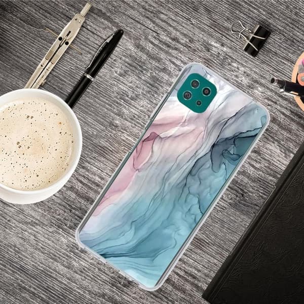 SKALO Samsung A22 5G Marmor TPU-cover - #8
