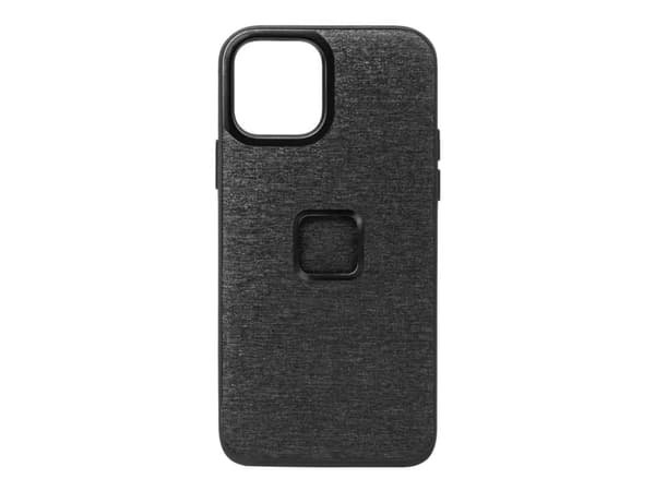 Peak Design Everyday Case - Baksidedeksel for mobiltelefon - robust - MagSafe-samsvar - polykarbonat, 100 % resirkulert nylonlerretsstoff - koksgrå -