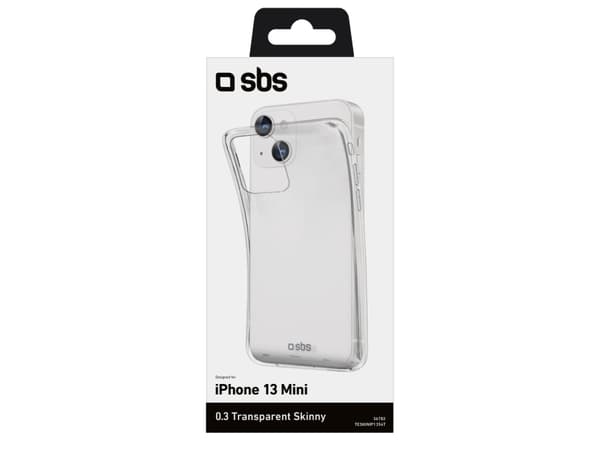 SBS TESKINIP1354T, Etui, Apple, iPhone 13 Mini, 13,7 cm (5.4"), Gjennomsiktig