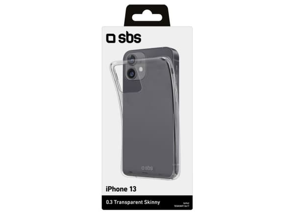 SBS TESKINIP1361T, Suojus, Apple, iPhone 13, 15,5 cm (6.1"), Läpinäkyvä