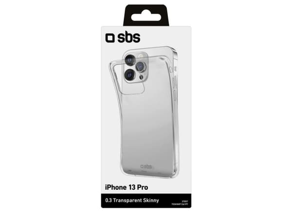 SBS TESKINIP1361PT, Etui, Apple, iPhone 13 Pro, 15,5 cm (6.1"), Gjennomsiktig