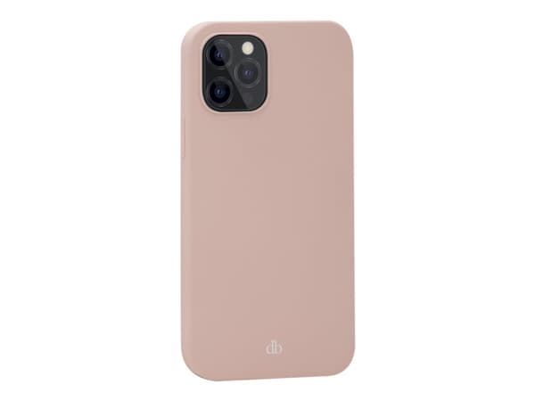 dbramante1928 Monaco - Baksidedeksel for mobiltelefon - snappfeste - MagSafe-samsvar - 100 % resirkulert plast - rosa sand - for Apple iPhone 13 Pro