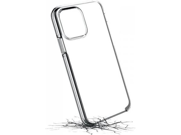 PURO Impact Clear - Baksidedeksel for mobiltelefon - polykarbonat, termoplast-polyuretan (TPU) - gjennomsiktig - 6.1" - for Apple iPhone 13 Pro