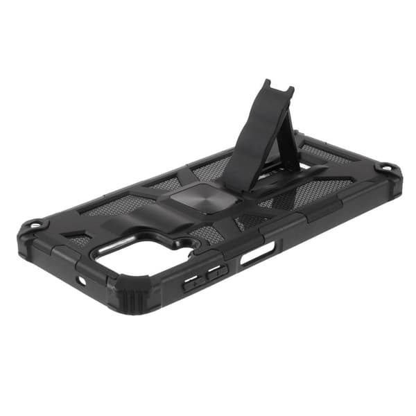 SKALO Samsung A22 4G Armor Phantom Hybrid Cover - Sort