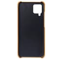 Miniatyrbillede 4 af 4: SKALO Samsung A22 4G PU-læder Kortholder Cover - Lys brun