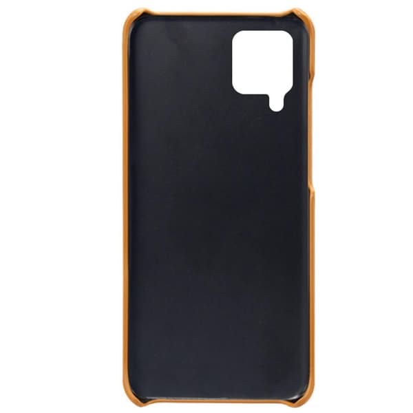 SKALO Samsung A22 4G PU-læder Kortholder Cover - Lys brun