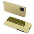 Miniatyrbillede 1 af 6: SKALO Samsung A22 4G Clear View Mirror Etui - Guld