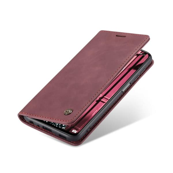 CASEME Plånboksfodral Xiaomi Redmi Note 10 4G / Note 10S - Röd