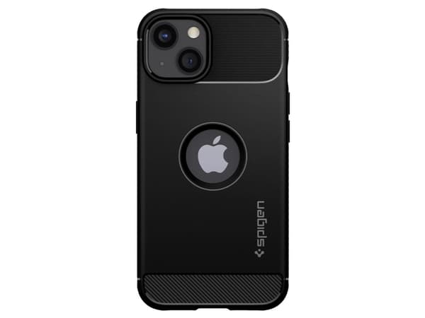 Spigen ACS03518, Suojus, Apple, iPhone 13, 15,5 cm (6.1"), Musta