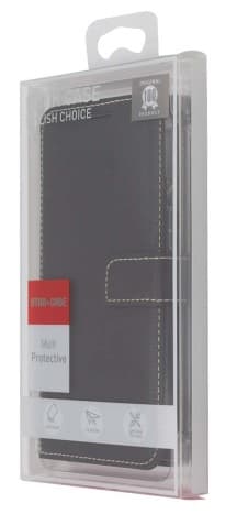 iPhone 13 Pro Plånboksfodral Svart Slim Star-Case