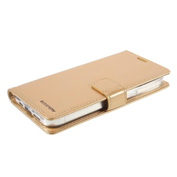 MERCURY GOOSPERY Blue Moon Wallet Case iPhone 13 - Gold