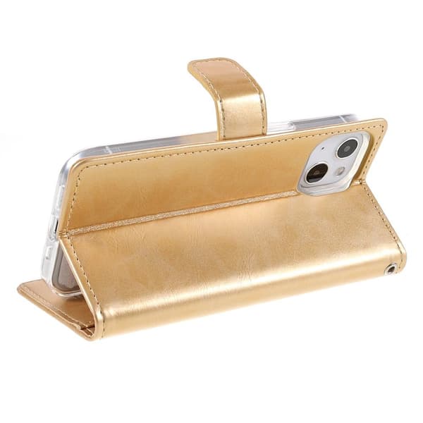 MERCURY GOOSPERY Blue Moon Wallet Case iPhone 13 - Gold
