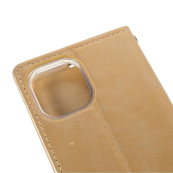 MERCURY GOOSPERY Blue Moon Wallet Case iPhone 13 - Gold