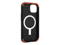 Miniatyrbilde 3 av 5: UAG Rugged Case for iPhone 14 [6.1-in] - Civilian for MagSafe Black - Baksidedeksel for mobiltelefon - robust - MagSafe-samsvar - kullstoff-fiber - 6