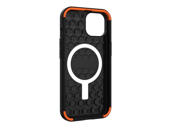 UAG Rugged Case for iPhone 14 [6.1-in] - Civilian for MagSafe Black - Baksidedeksel for mobiltelefon - robust - MagSafe-samsvar - kullstoff-fiber - 6