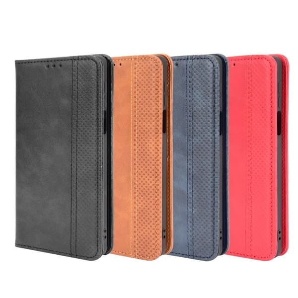 Wallet Stand Flip-telefontaske til Motorola Edge 20 Pro - Sort