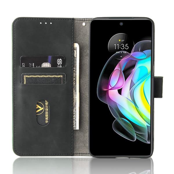PU magnetisk tegnebog læderetui til Motorola Edge 20