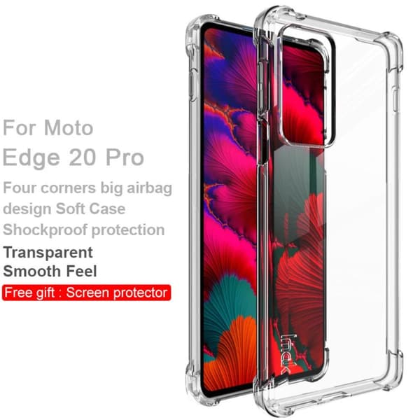 IMAK Four Corners Airbag TPU Skal Motorola Edge 20 Pro