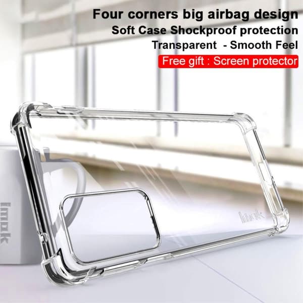 IMAK Four Corners Airbag TPU Skal Motorola Edge 20 Pro