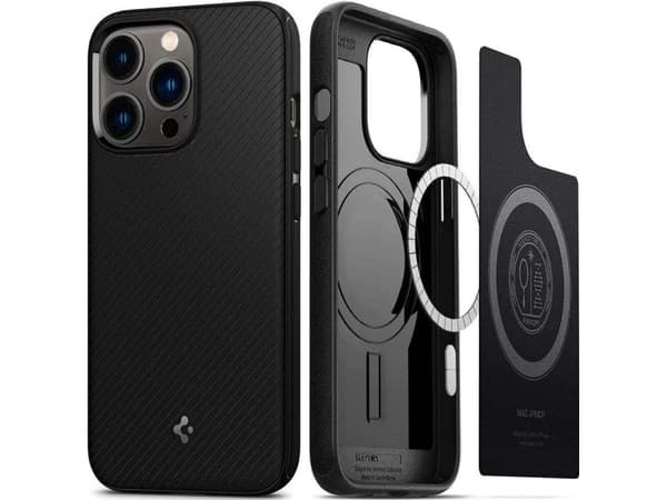 Spigen ACS03295, Omslag, Apple, iPhone 13 Pro, 15,5 cm (6.1"), Svart