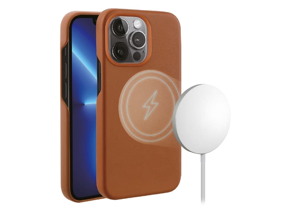 Vivanco Mag Classic, Omslag, Apple, iPhone 13 Pro, 15,5 cm (6.1"), Brun