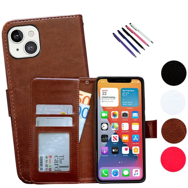Beskyt din iPhone 13 mini - Læder Etui!