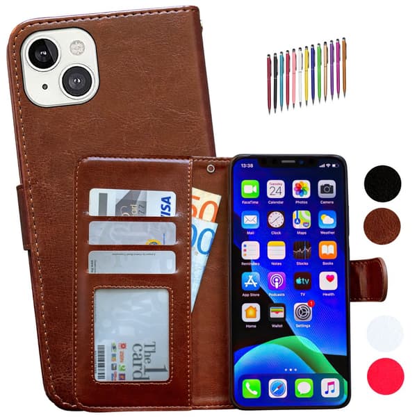iPhone 13 Plånboksfodral - Enkel Elegant och Skyddande