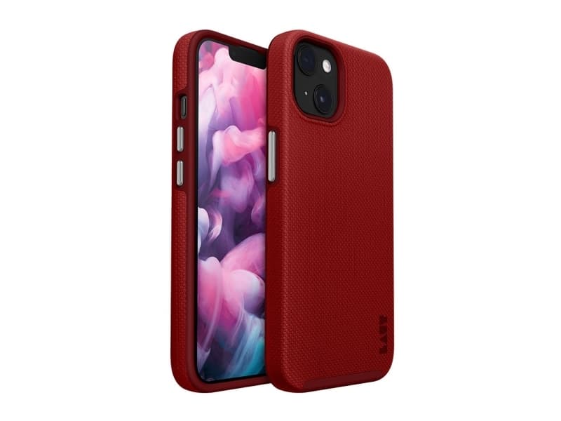 LAUT Shield iPhone 13 Crimson red