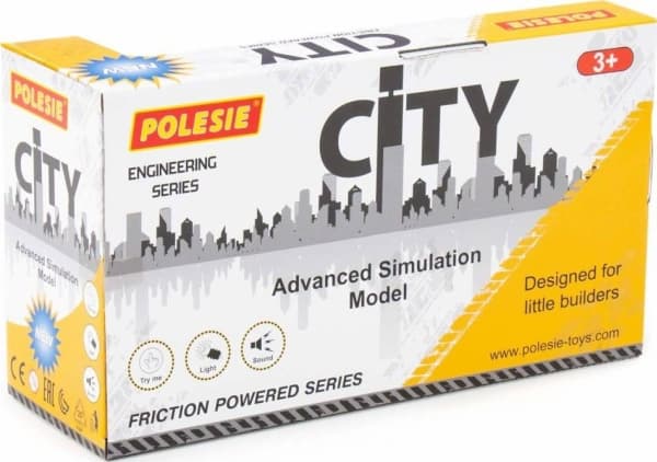 Polesie AUTO CIEZAR SMIECIAR DZ/SW P/B 32X18X12 POM WADE