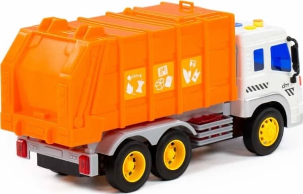 Polesie AUTO CIEZAR SMIECIAR DZ/SW P/B 32X18X12 POM WADE
