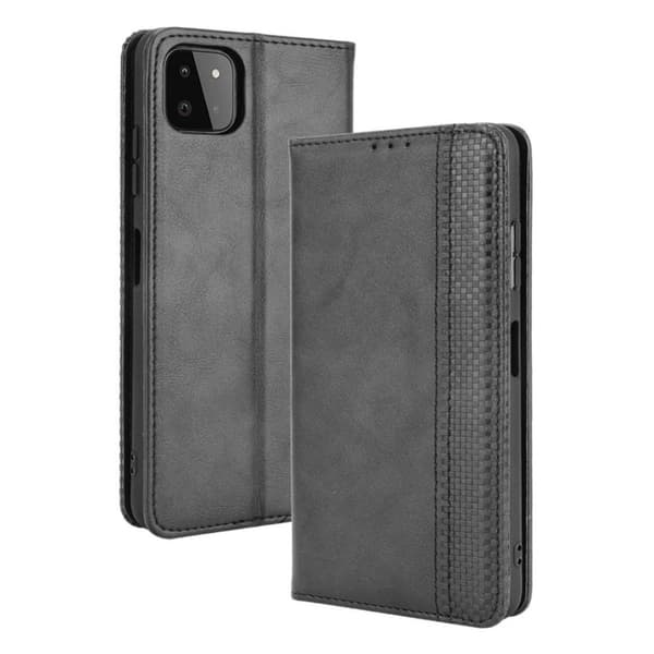 Samsung Galaxy A22 5G Lommebok-deksel - Svart