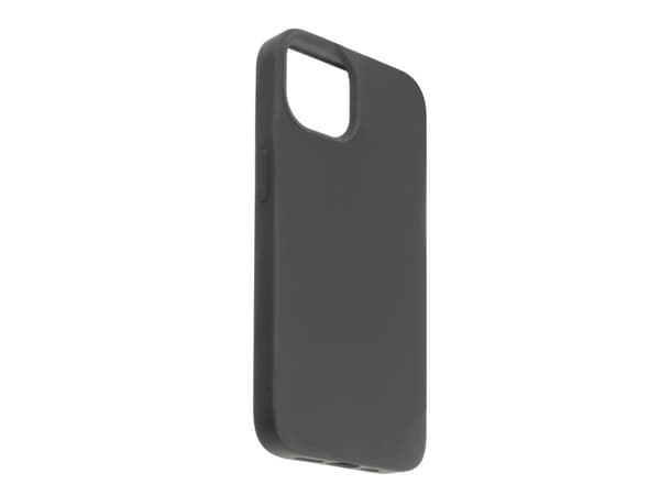 4smarts Cupertino - Baksidedeksel for mobiltelefon - silikon, polykarbonat - svart - for Apple iPhone 13 mini